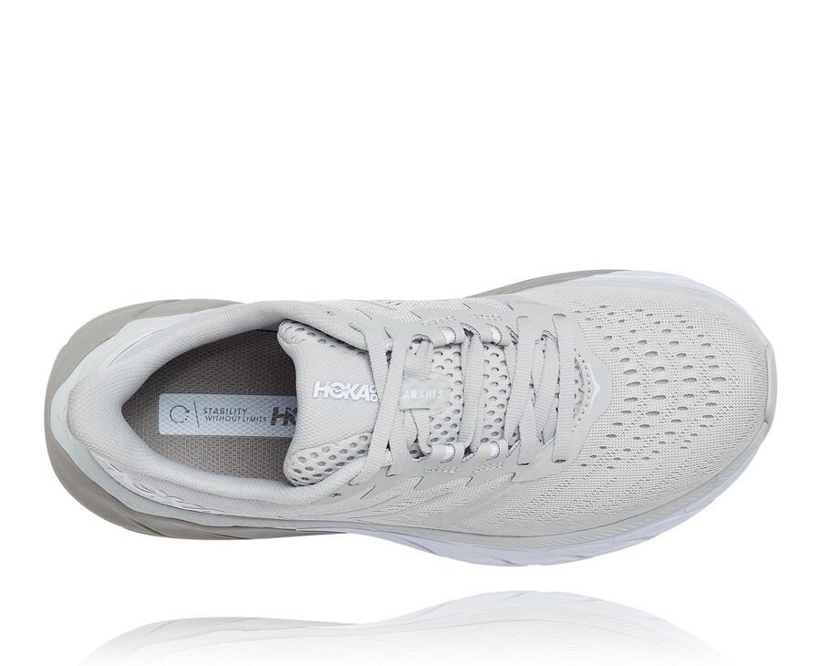 Hoka One One Womens Running Shoes - Arahi 5 - Grey - VBDZ71805